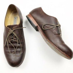 Nisolo Oliver Classic Oxford Flats Brown Leather L